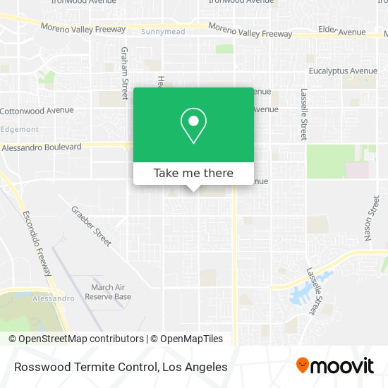 Rosswood Termite Control map