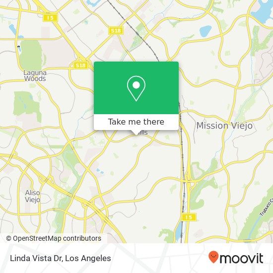 Linda Vista Dr map