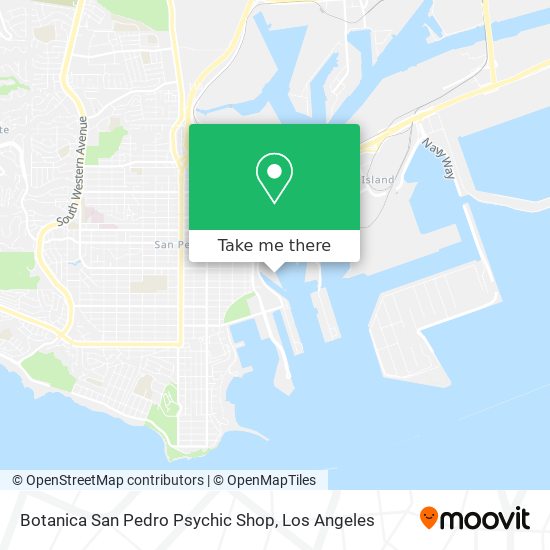 Mapa de Botanica San Pedro Psychic Shop
