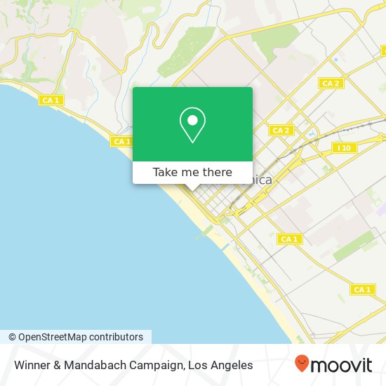 Mapa de Winner & Mandabach Campaign