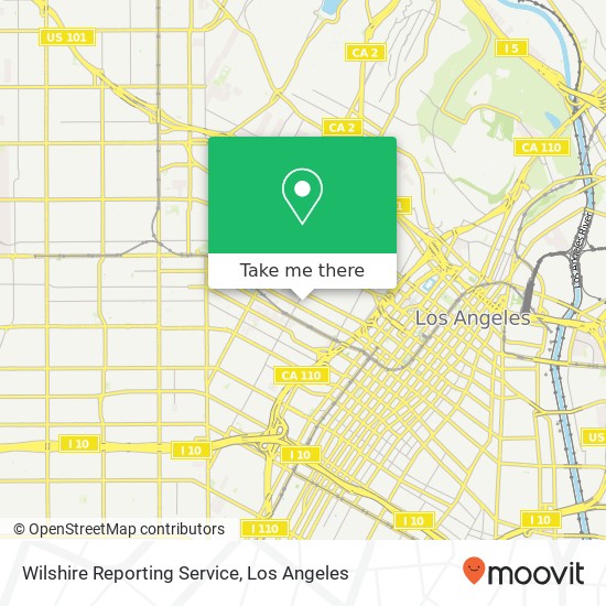 Mapa de Wilshire Reporting Service