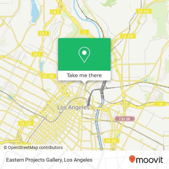 Eastern Projects Gallery map