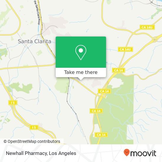 Mapa de Newhall Pharmacy