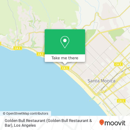 Mapa de Golden Bull Restaurant
