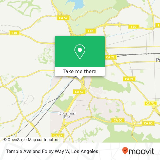 Mapa de Temple Ave and Foley Way W