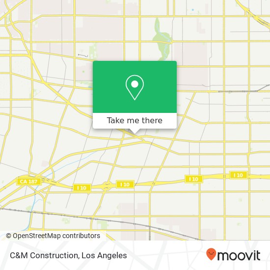 C&M Construction map