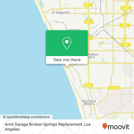 Amit Garage Broken Springs Replacement map