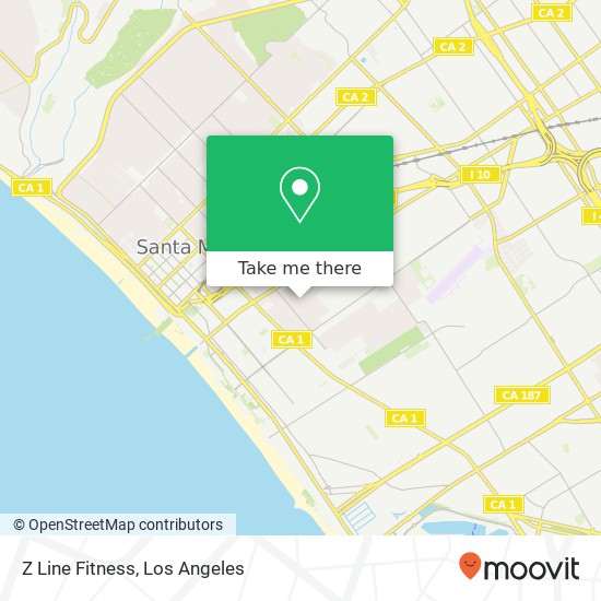 Z Line Fitness map