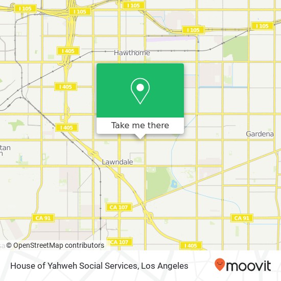 House of Yahweh Social Services map
