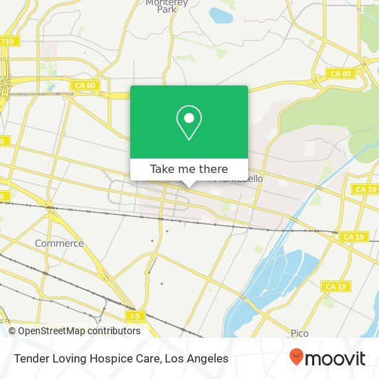Tender Loving Hospice Care map