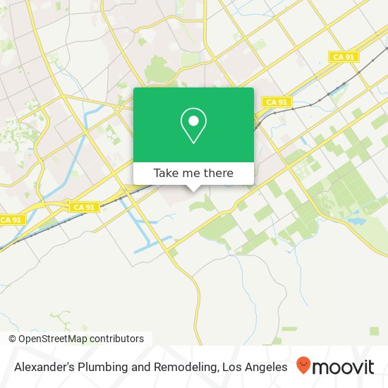 Alexander's Plumbing and Remodeling map