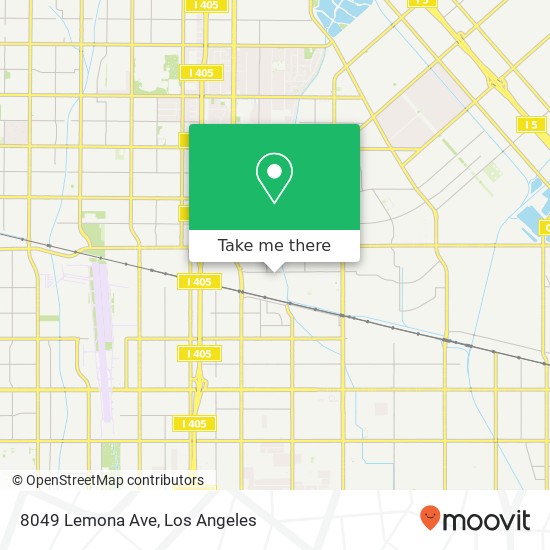 8049 Lemona Ave map
