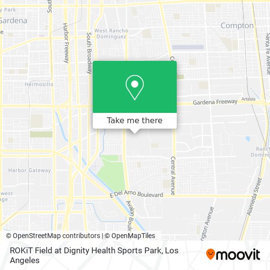 ROKiT Field at Dignity Health Sports Park map