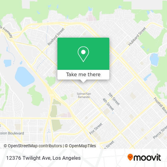 Mapa de 12376 Twilight Ave