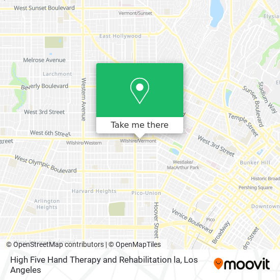 High Five Hand Therapy and Rehabilitation la map