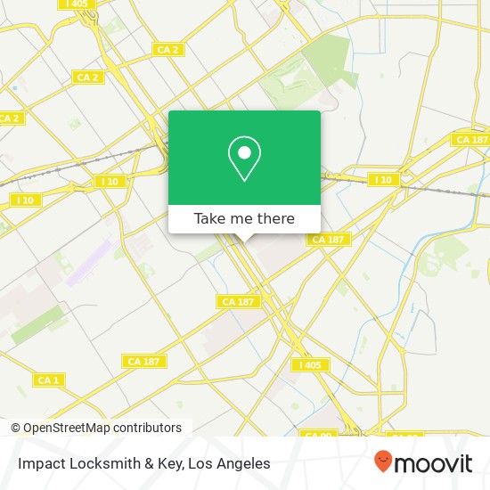 Mapa de Impact Locksmith & Key