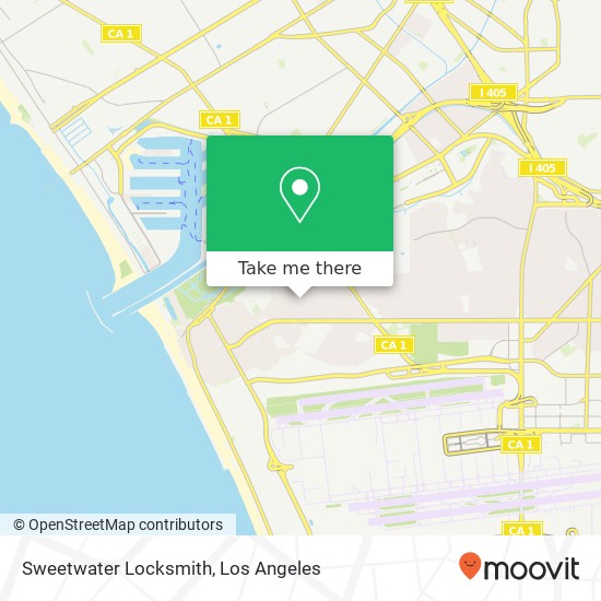 Sweetwater Locksmith map