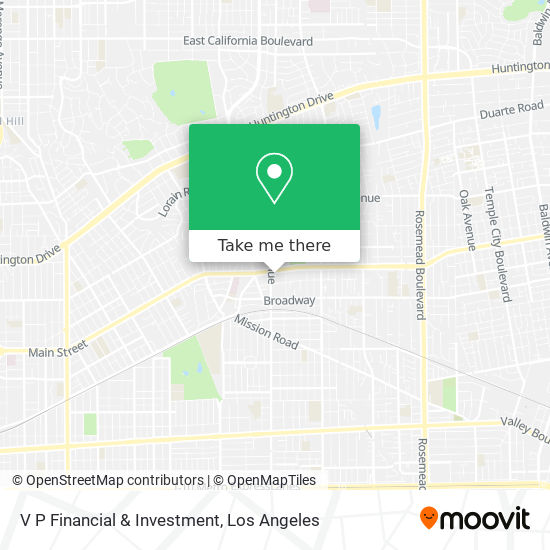 V P Financial & Investment map