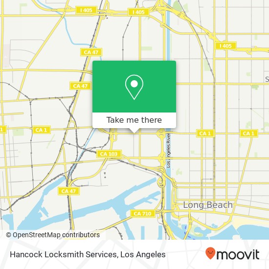 Hancock Locksmith Services map