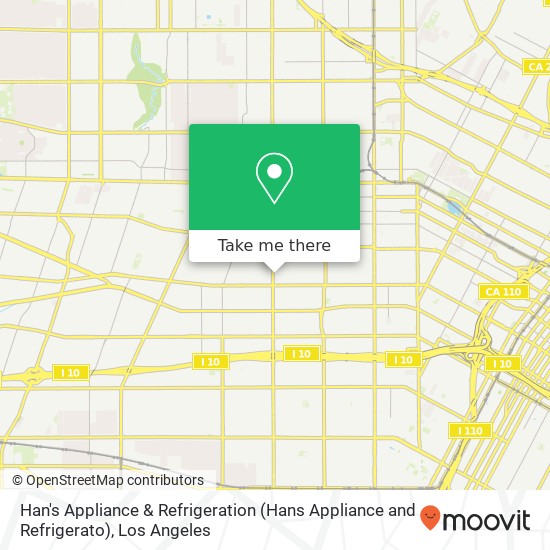 Han's Appliance & Refrigeration (Hans Appliance and Refrigerato) map