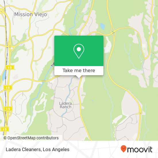 Ladera Cleaners map