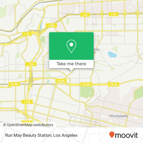 Mapa de Run May Beauty Station