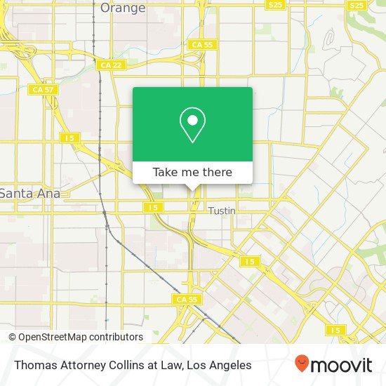 Thomas Attorney Collins at Law map