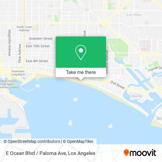 Mapa de E Ocean Blvd / Paloma Ave