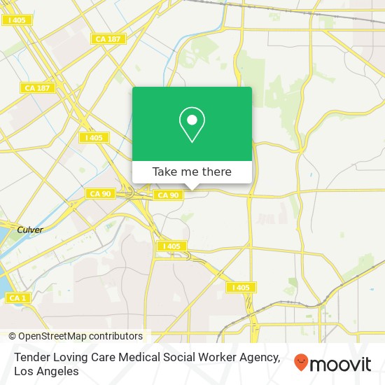 Tender Loving Care Medical Social Worker Agency map