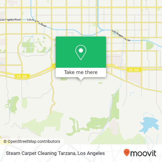 Mapa de Steam Carpet Cleaning Tarzana