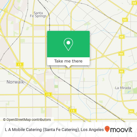 L A Mobile Catering (Santa Fe Catering) map