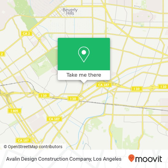 Avalin Design Construction Company map
