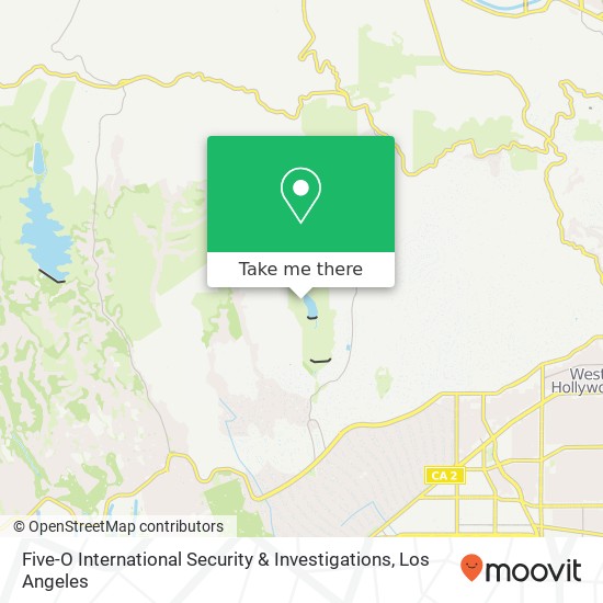 Mapa de Five-O International Security & Investigations