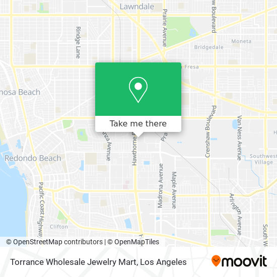 Torrance Wholesale Jewelry Mart map