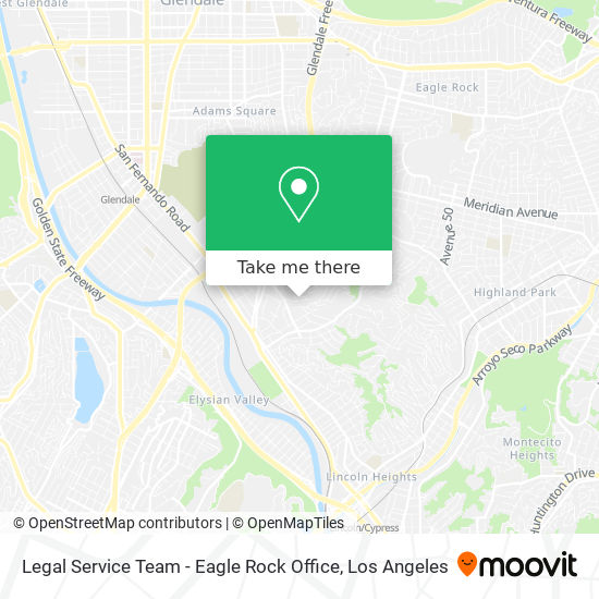 Mapa de Legal Service Team - Eagle Rock Office