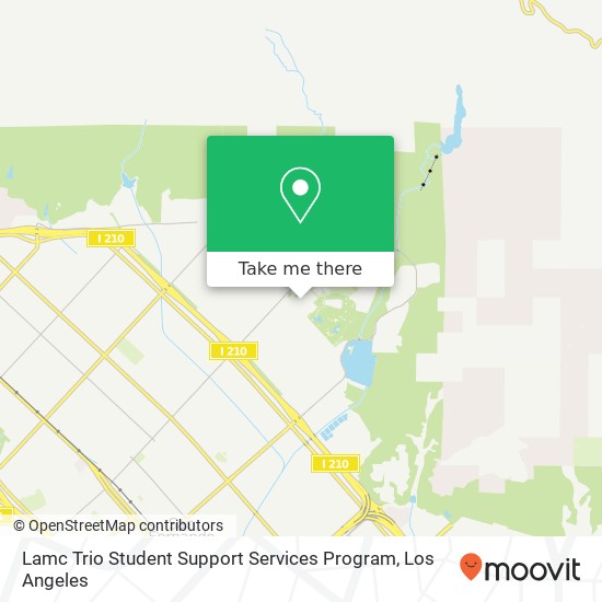 Mapa de Lamc Trio Student Support Services Program