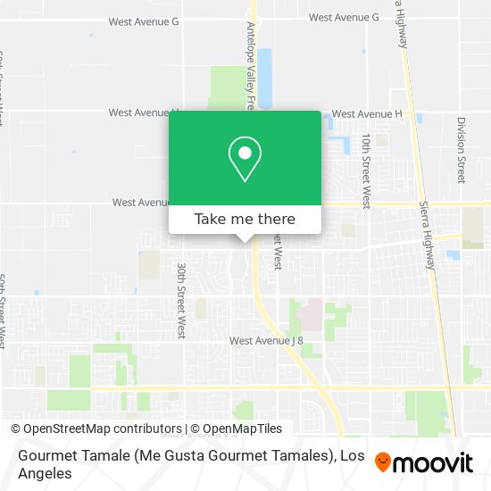 Mapa de Gourmet Tamale (Me Gusta Gourmet Tamales)