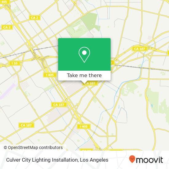 Culver City Lighting Installation map