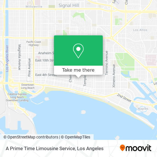 Mapa de A Prime Time Limousine Service