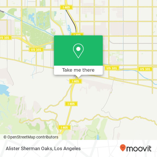 Mapa de Alister Sherman Oaks
