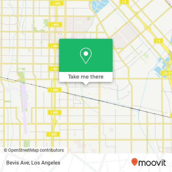 Mapa de Bevis Ave