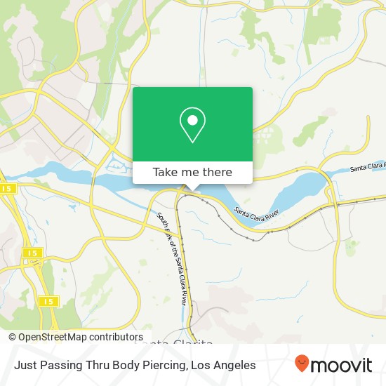 Mapa de Just Passing Thru Body Piercing