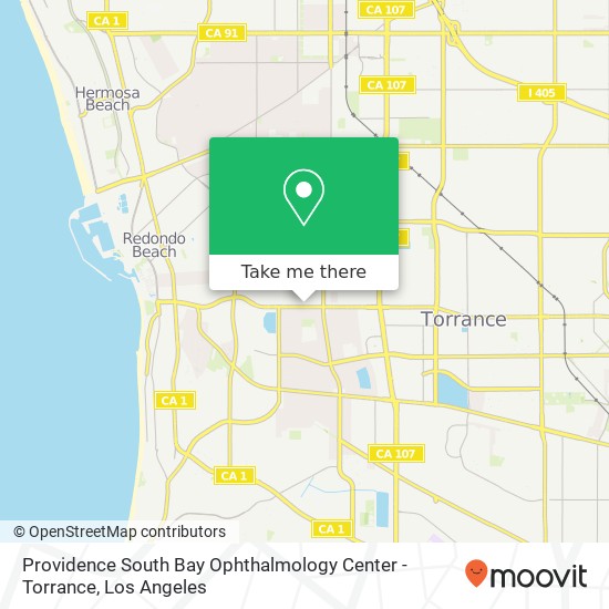 Providence South Bay Ophthalmology Center - Torrance map