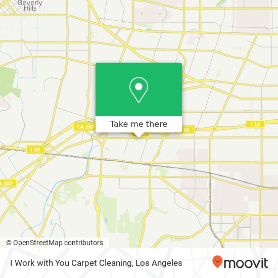 I Work with You Carpet Cleaning map