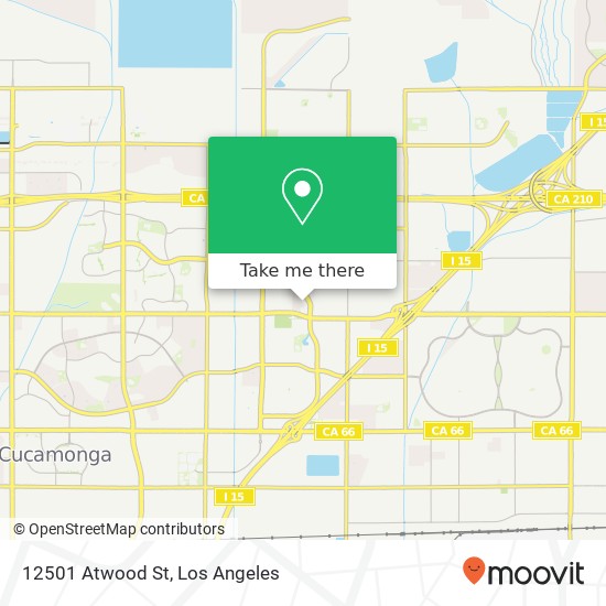 Mapa de 12501 Atwood St