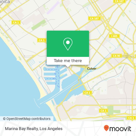 Marina Bay Realty map