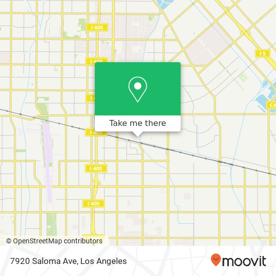Mapa de 7920 Saloma Ave