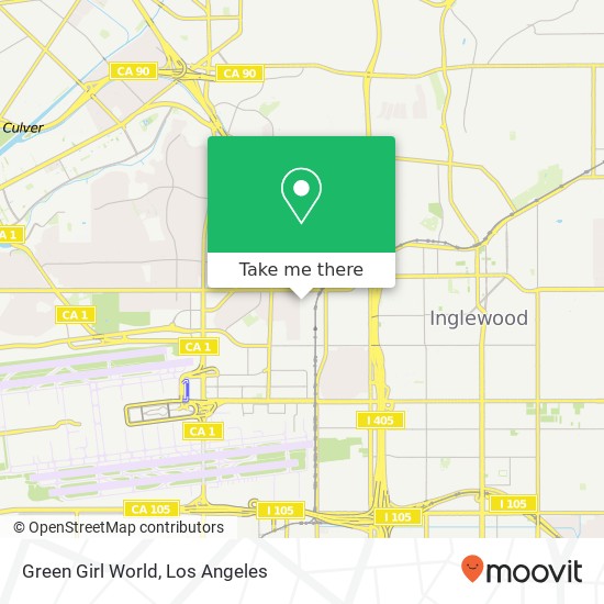 Green Girl World map