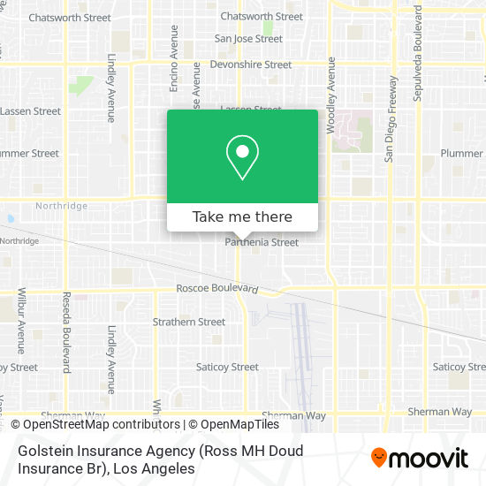 Mapa de Golstein Insurance Agency (Ross MH Doud Insurance Br)