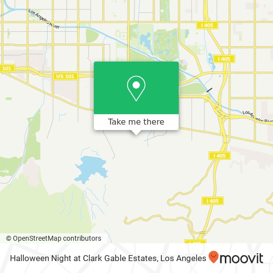 Halloween Night at Clark Gable Estates map